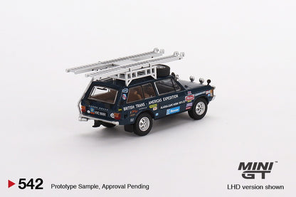 MINI GT 1/64 Range Rover 1971 British Trans-Americas Expedition (VXC-868K) MGT00542-L