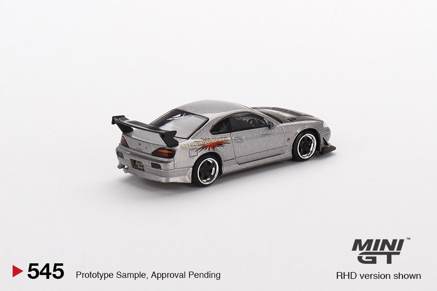 MINI GT 1/64 Nissan Siliva Top Secret (S15) Silver MGT00545-R