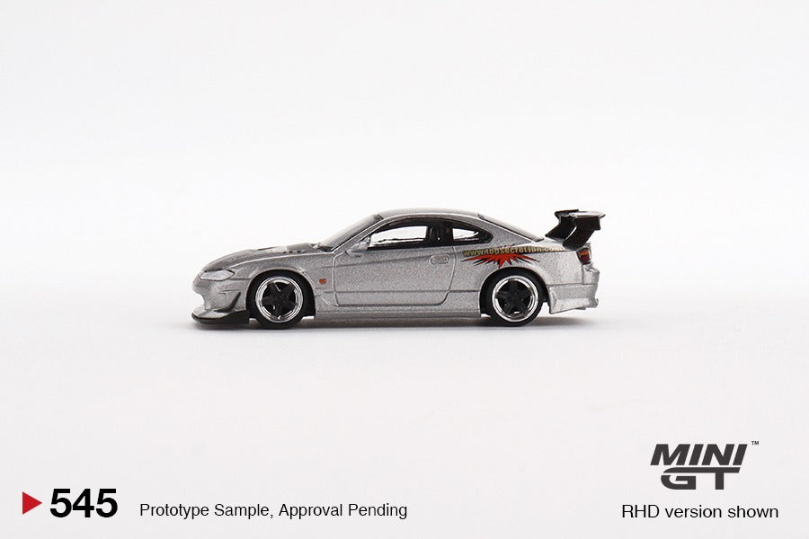 MINI GT 1/64 Nissan Siliva Top Secret (S15) Silver MGT00545-R