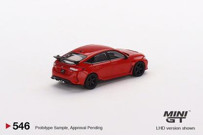 MINI GT 1/64 Honda Civic Type R Rallye Red 2023 w/ Advan GT Wheel LHD MGT00546-L