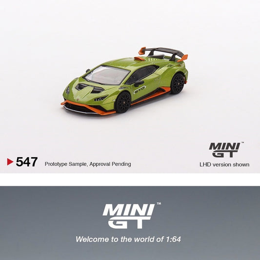 MINI GT 1/64 Lamborghini Huracan STO Verde Citra LHD MGT00547-L