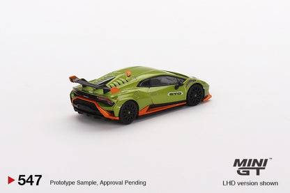 MINI GT 1/64 Lamborghini Huracan STO Verde Citra LHD MGT00547-L