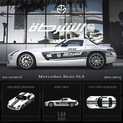 TIME MICRO 1/64 SLS Dubai Police Car