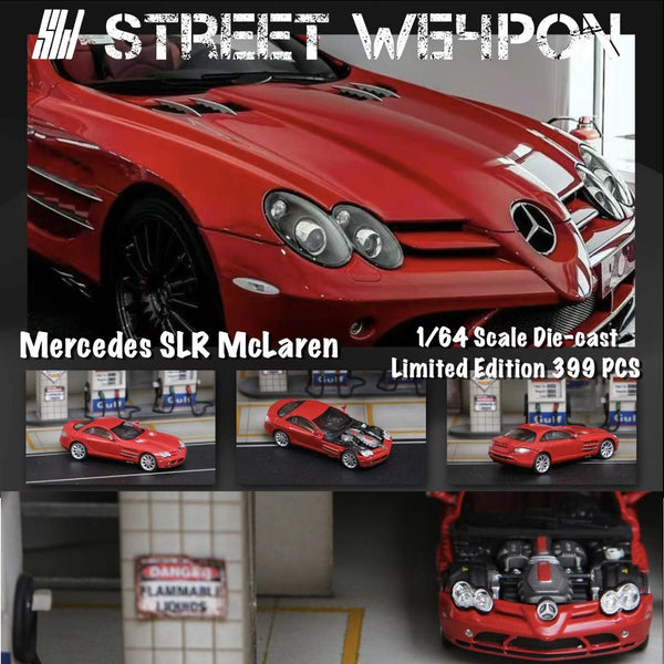 Street Weapon 1/64 Mercedes SLR Mclaren RED