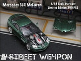 Street Weapon 1/64 Mercedes SLR Mclaren GREEN