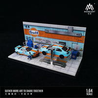 MOREART 1/64 GULF AUTOMOBILE REPAIR WORKSHOP