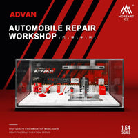 MOREART 1/64 ADVAN AUTOMOBILE REPAIR WORKSHOP