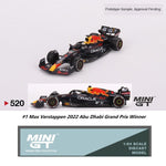 MINI GT 1/64 Oracle Red Bull Racing RB18 #1 Max Verstappen 2022 Abu Dhabi Grand Prix Winner MGT00520-L