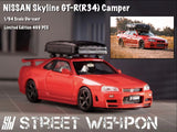 Street Weapon 1/64 NISSAN Skyline GT-R (R34) Camper Red