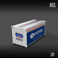 TIME BOX 1/64 Diecast 20ft Container Rothmans