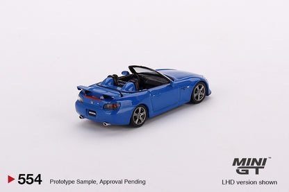 MINI GT 1/64 Honda S2000 (AP2) CR Apex Blue MGT00554-L