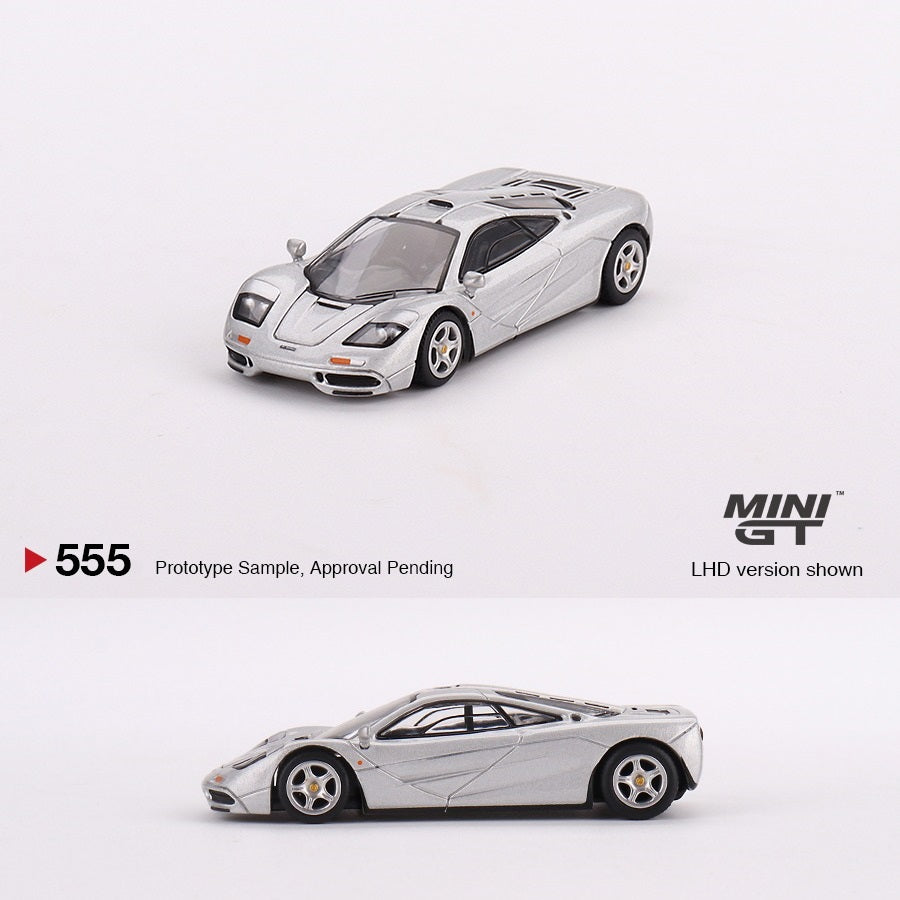 MINI GT 1/64 McLaren F1 Magnesium Silver MGT00555-L