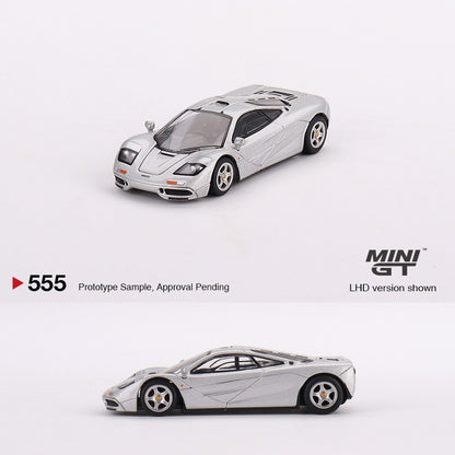 MINI GT 1/64 McLaren F1 Magnesium Silver MGT00555-L