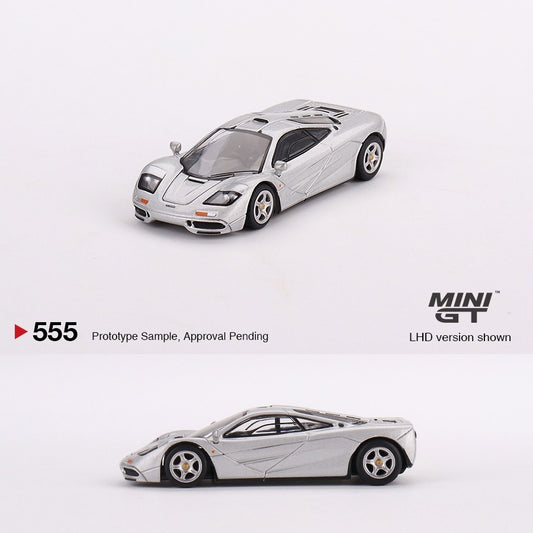 MINI GT 1/64 McLaren F1 Magnesium Silver MGT00555-L