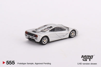 MINI GT 1/64 McLaren F1 Magnesium Silver MGT00555-L