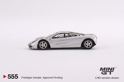 MINI GT 1/64 McLaren F1 Magnesium Silver MGT00555-L