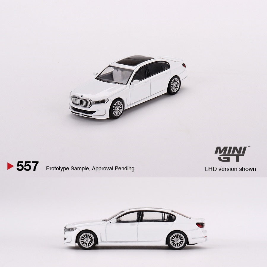 MINI GT 1/64 BMW Alpina B7 xDrive Alpine White LHD MGT00557-L