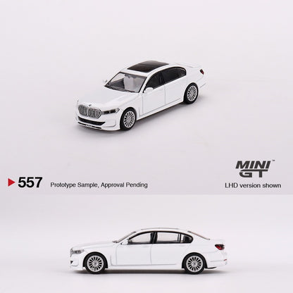 MINI GT 1/64 BMW Alpina B7 xDrive Alpine White LHD MGT00557-L