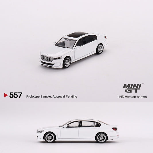 MINI GT 1/64 BMW Alpina B7 xDrive Alpine White LHD MGT00557-L