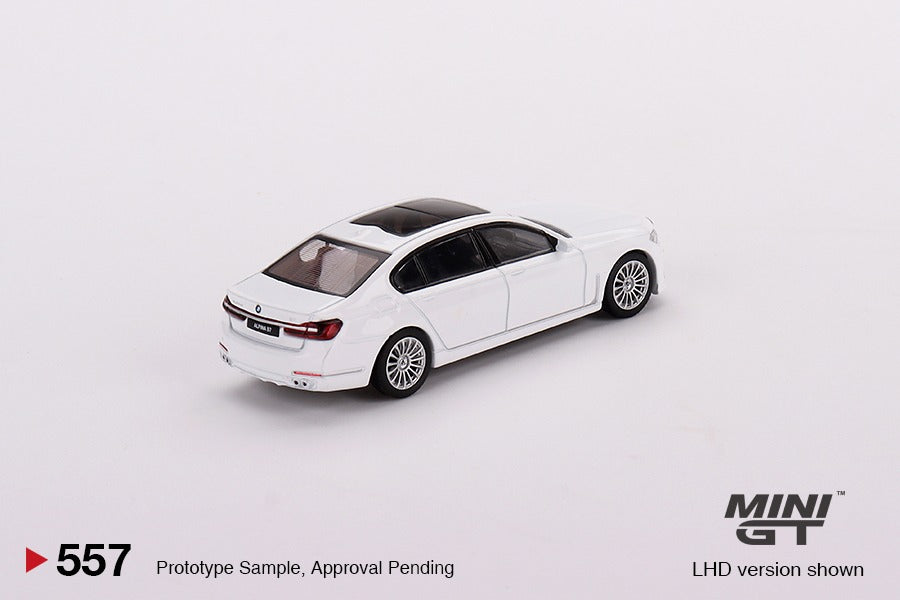 MINI GT 1/64 BMW Alpina B7 xDrive Alpine White LHD MGT00557-L