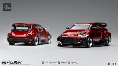 POPRACE 1/64 GR YARIS PANDEM RED PR64004