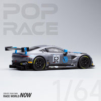 POPRACE 1/64 ASTON MARTIN GT3 R MOTORSPORTS GREY PR64005