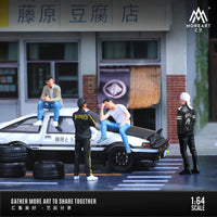 MOREART 1/64 Initial D Figurine Set (Movie Version)