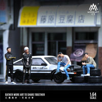 MOREART 1/64 Initial D Figurine Set (Movie Version)