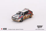 MINI GT 1/64 Lanica Delta HF Intergrale Evoluzione 1992 Rally Monte Carlo 4 Cars Set Limited Edition MGTS0002