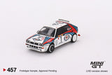 MINI GT 1/64 Lanica Delta HF Intergrale Evoluzione 1992 Rally Monte Carlo 4 Cars Set Limited Edition MGTS0002