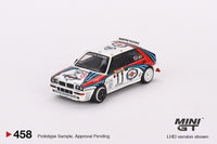 MINI GT 1/64 Lanica Delta HF Intergrale Evoluzione 1992 Rally Monte Carlo 4 Cars Set Limited Edition MGTS0002