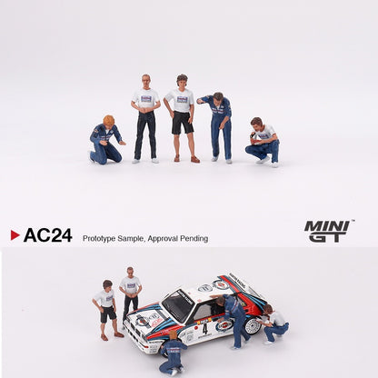 MINI GT 1/64 Lanica Delta HF Intergrale Evoluzione 1992 Rally Monte Carlo Complete set of 6