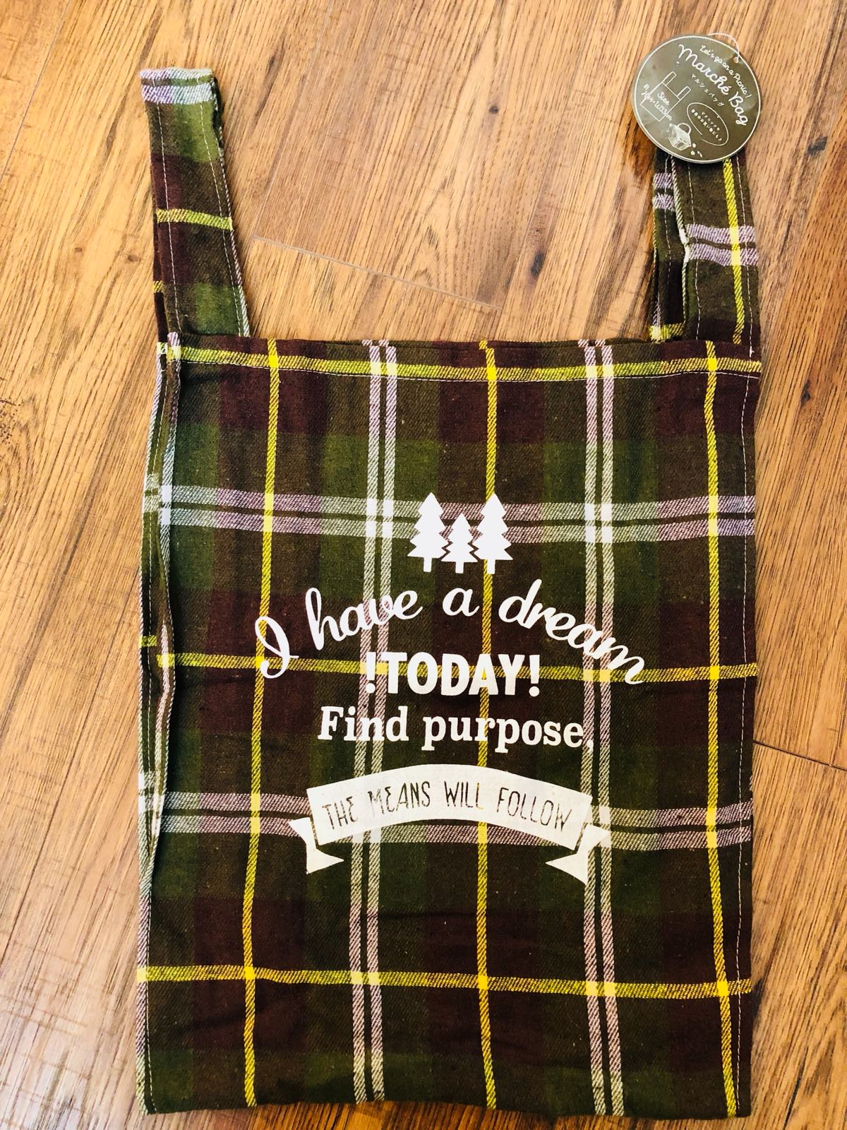 Marche Bag - Green Plaid
