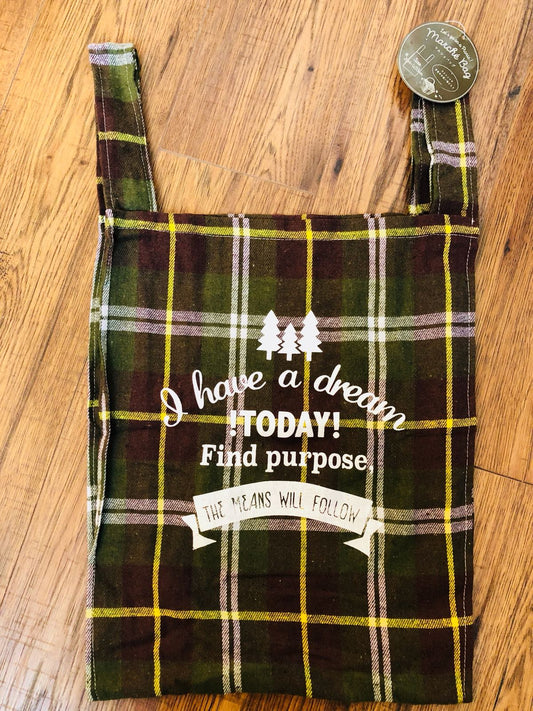 Marche Bag - Green Plaid
