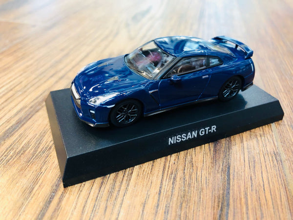 KYOSHO 1/64 NISSAN GTR - Deep Blue Pearl