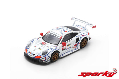 Sparky 1/64 PORSCHE 911 RSR NO.911 PORSCHE GT TEAM WINNER GTLM CLASS PETIT LE MANS 2018 P. PILET - N. TANDY - F. MAKOWIECKI Y135