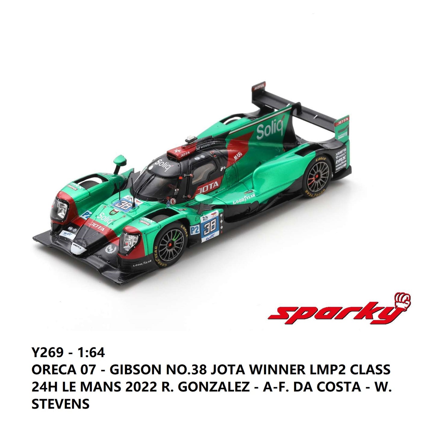 Sparky 1/64 Oreca 07 - Gibson No.38 JOTA Y269