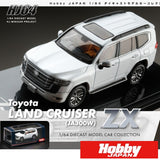 HOBBY JAPAN 1/64 Toyota LAND CRUISER (JA300W) ZX White Pearl HJ641050AWB