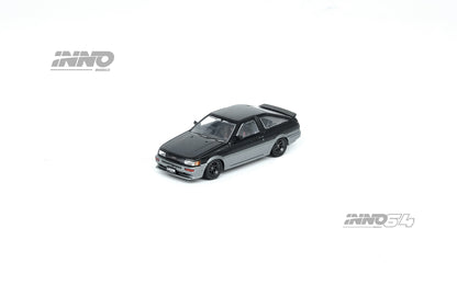 INNO64 1/64 TOYOTA COROLLA Levin AE86 Black/Grey IN64-AE86-BLGR