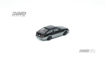 INNO64 1/64 TOYOTA COROLLA Levin AE86 Black/Grey IN64-AE86-BLGR