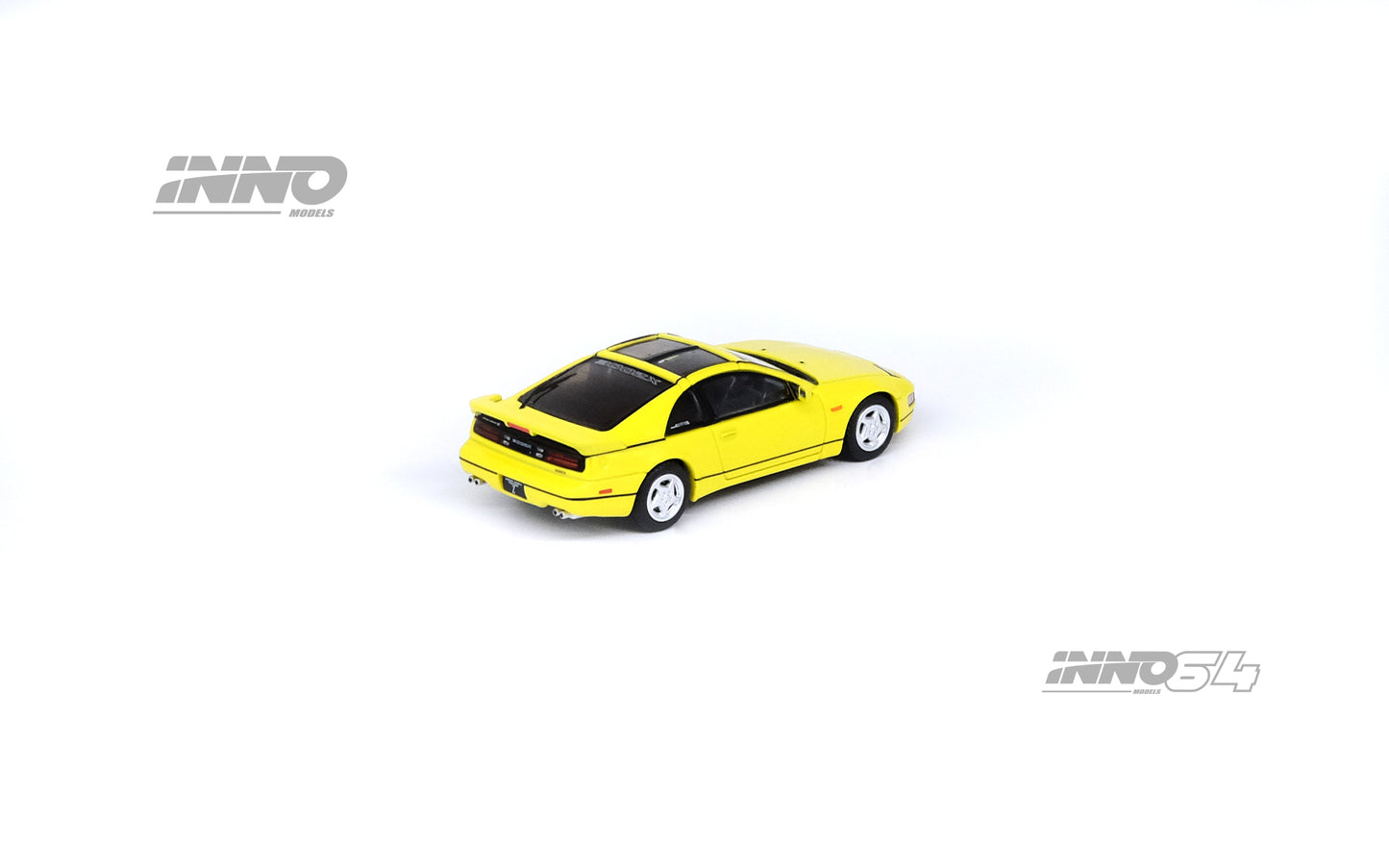 INNO64 1/64 NISSAN FAIRLADY Z (Z32) Yellow Pearlglow With Extra Wheels IN64-300ZX-YLPG