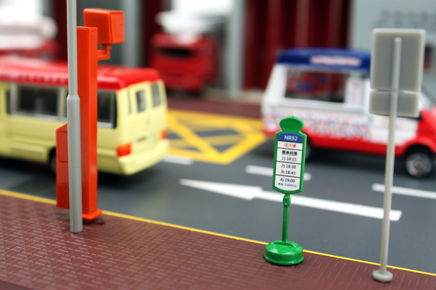 TINY 微影 Bd1 Fire Station Diorama 消防局模型套裝 ATS64003