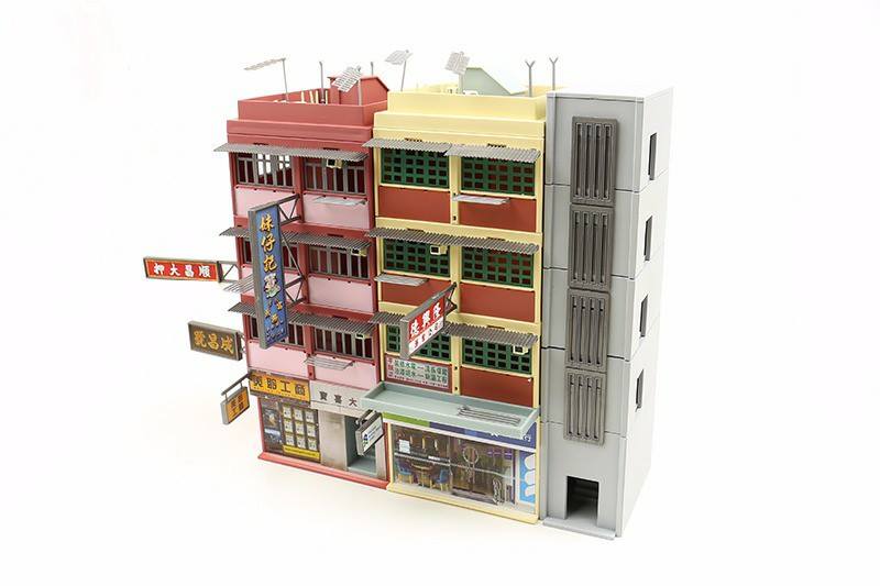 Tiny City BD10 Hong Kong Old Tenements Street Diorama  唐樓模型套裝