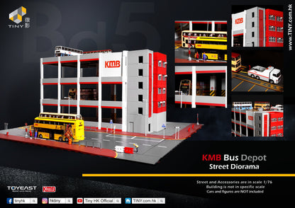 TINY 微影 Bd5 KMB Bus Depot Street Diorama KMB2020084