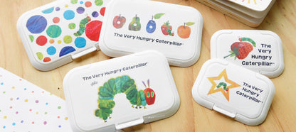 Bitatto ~ The Very Hungry Caterpillar Reusable Baby Wipes Lid - Caterpillar & Fruit (Regular Size)