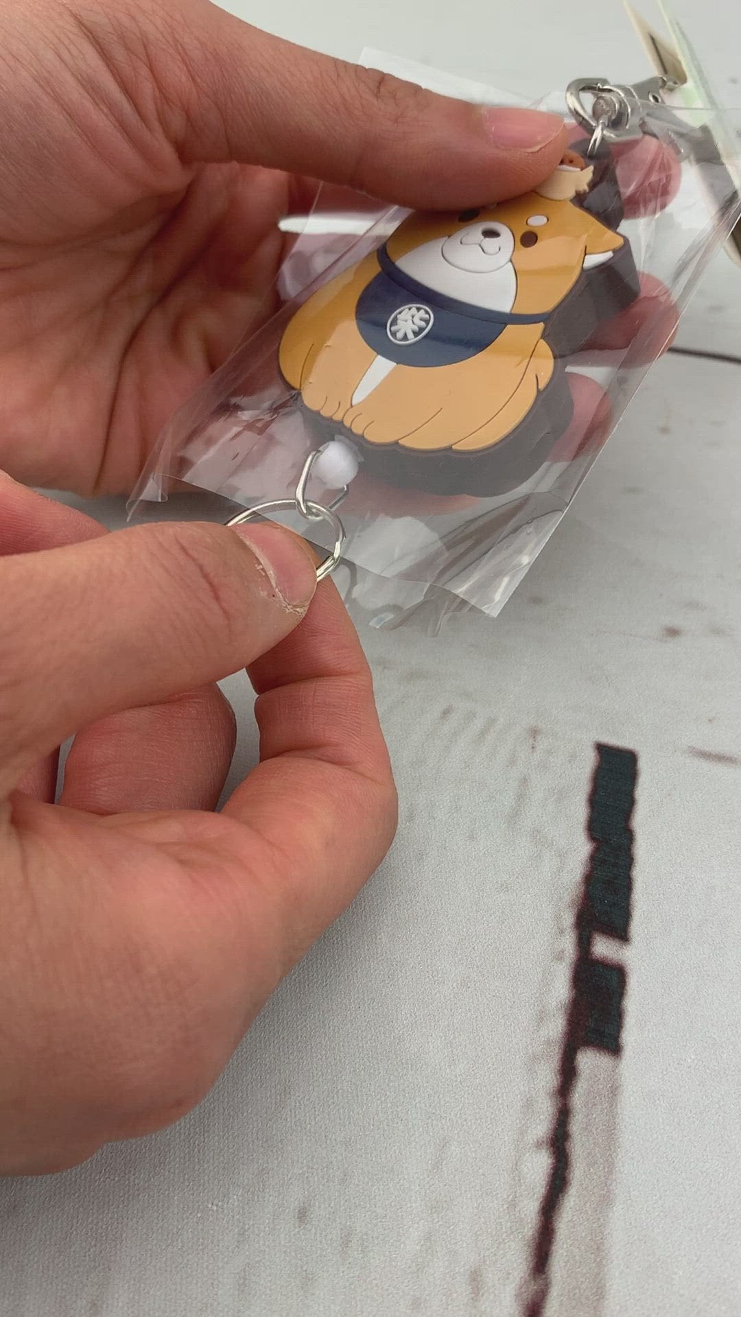 Chuken Mochi Shiba Key Chain by SK JAPAN - Monaka 14475