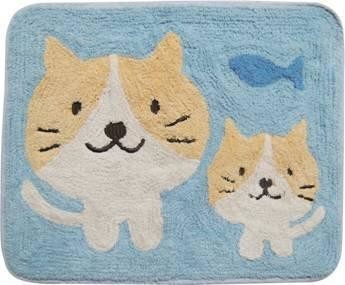 Cat and Fish Floor Mat 40cm x 50cm #510813