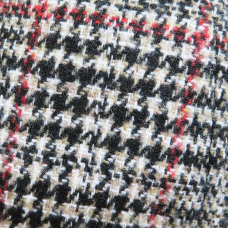 SHES Japan Glen Plaid Wool Cap - Orange