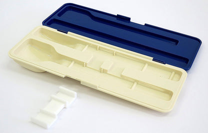 OSK LUNCH CHIME Chopsticks & Spoon Combi Set Navy Blue CT-29