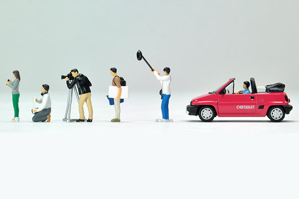 TOMYTEC Tomica Limited Vintage Neo Diocolle 64 Car Snap 11a TV Crew